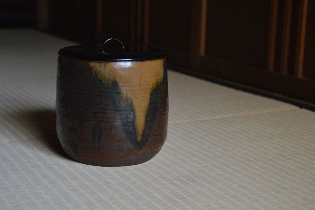 時代　高取一重口水指